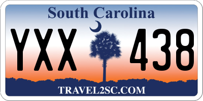 SC license plate YXX438