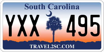 SC license plate YXX495