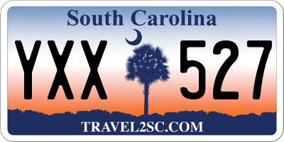 SC license plate YXX527