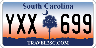 SC license plate YXX699