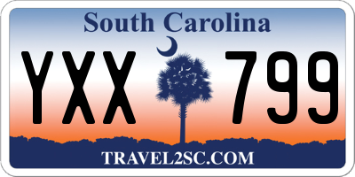 SC license plate YXX799