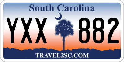 SC license plate YXX882