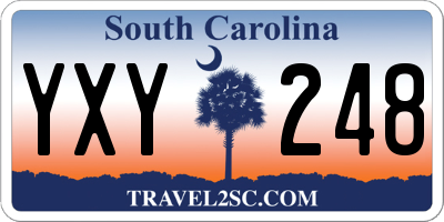 SC license plate YXY248