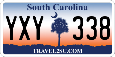 SC license plate YXY338