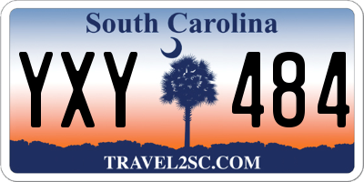 SC license plate YXY484