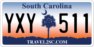 SC license plate YXY511