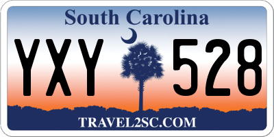 SC license plate YXY528