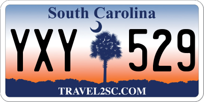 SC license plate YXY529