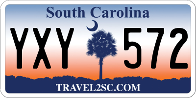 SC license plate YXY572