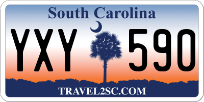 SC license plate YXY590