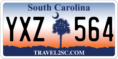 SC license plate YXZ564