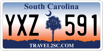 SC license plate YXZ591