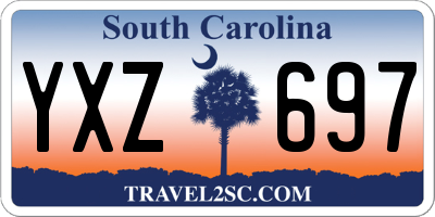 SC license plate YXZ697