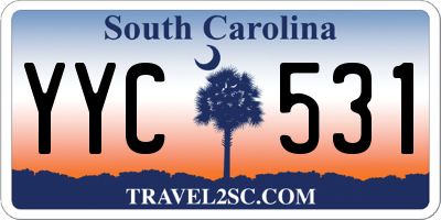 SC license plate YYC531
