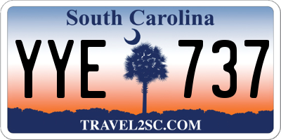 SC license plate YYE737