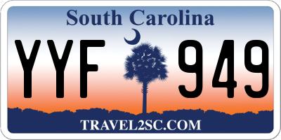 SC license plate YYF949