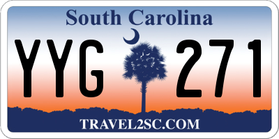 SC license plate YYG271