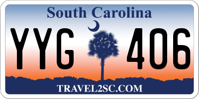SC license plate YYG406
