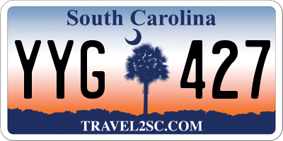 SC license plate YYG427