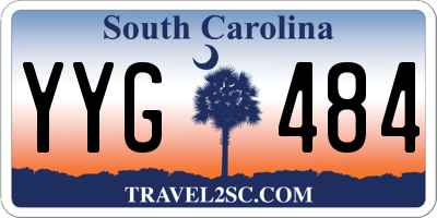 SC license plate YYG484