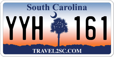 SC license plate YYH161