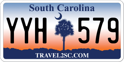 SC license plate YYH579
