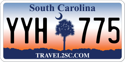 SC license plate YYH775