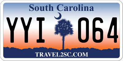 SC license plate YYI064