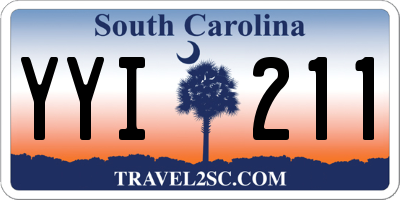 SC license plate YYI211