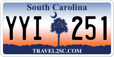 SC license plate YYI251
