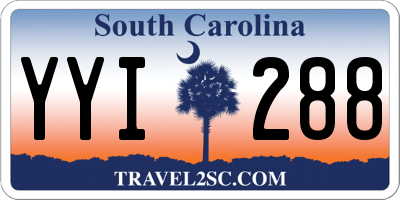 SC license plate YYI288
