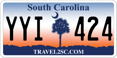 SC license plate YYI424