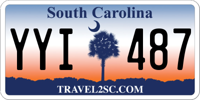 SC license plate YYI487
