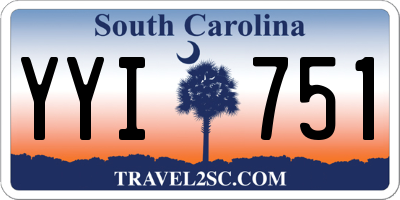 SC license plate YYI751
