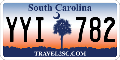SC license plate YYI782