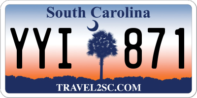 SC license plate YYI871
