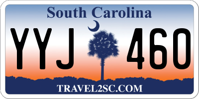 SC license plate YYJ460