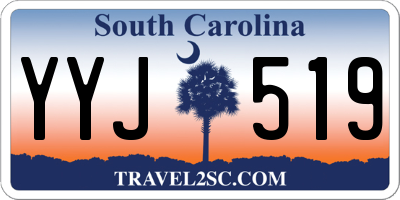 SC license plate YYJ519