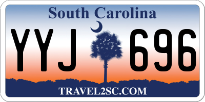 SC license plate YYJ696