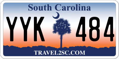 SC license plate YYK484