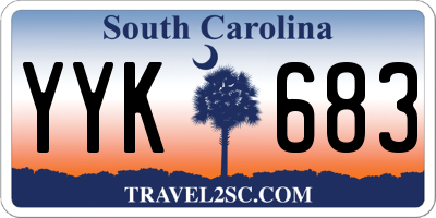 SC license plate YYK683