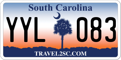 SC license plate YYL083