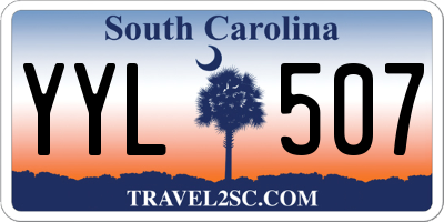 SC license plate YYL507