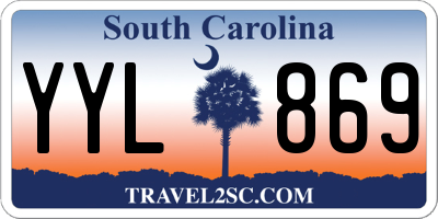 SC license plate YYL869