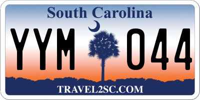 SC license plate YYM044
