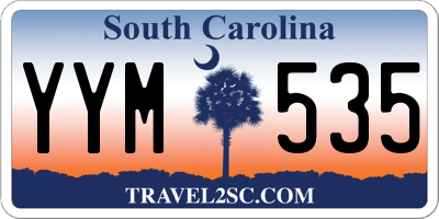 SC license plate YYM535