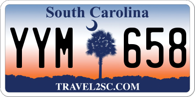 SC license plate YYM658
