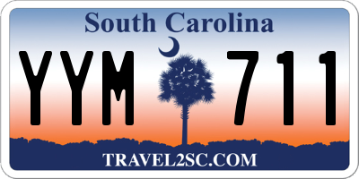 SC license plate YYM711