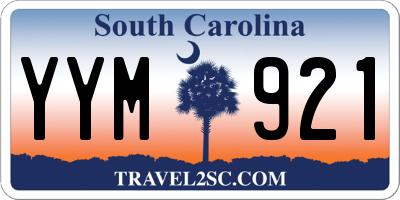 SC license plate YYM921