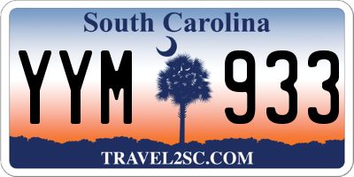 SC license plate YYM933